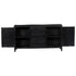 Rustika Rowe -  Sideboard Black 147x40x80 cm Solid Mango Wood